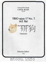 trio opus 17 No.3 in E flat for 3 bassoons 170c（1990 PDF版）