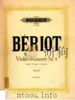 violin=konzert Nr.4 D minor Opus 46 hermann Nr.2989f PDF电子版封面 ch.debériot