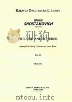 Prelude and scherzo op. 11 1995 PDF电子版封面