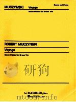Voyage seven pieces for brass trio score and parts op.27 1970 PDF电子版封面