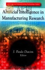 artificial intelligence in manufacturing research PDF电子版封面