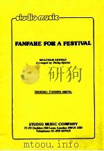Fanfare for a Festival   1986  PDF电子版封面     