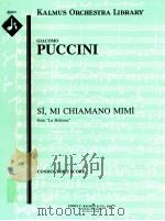 Sì Mi chiamano Mimì from PDF电子版封面 GiacomoPuccini