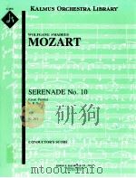Serenade No.10 Gran Partita in B flat K.361 conductor's score A 1836 PDF电子版封面 WolfgangAmadeusMozart