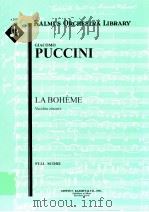 La Bohème Vecchia zimarra full score A 2997 PDF电子版封面