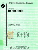 Prince Igor Overture full score A 1337 PDF电子版封面