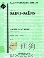 Danse Macabre Po?me symphonique Op.40 full score A 1981（1995 PDF版）