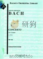 Concerto for 4 Cembali in a Minor BWV 1065 conductor's score A 1237 PDF电子版封面 JohannSebastianBach