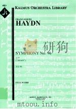 Symphony No.96 in D 'Miracle' Hob.I:96 full score A 1570 PDF电子版封面 FranzJosephHaydn