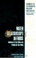 Water relationships in foods : advancesin the 1980s and trends for the 1990s（1991 PDF版）