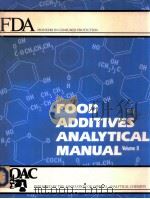 Food additives analytical manual ; volume 2 1987 PDF电子版封面 092558434x