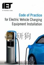 iet code of practice on electric vehicle charging equipment installation PDF电子版封面