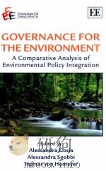 governance for the environment a comparative analysis of environmental policy integration PDF电子版封面