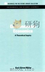 environmental economics a theoretical inquiry PDF电子版封面