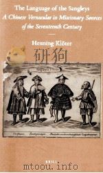 the language of the sangleys a chinese vernacular in missionary sources of the seventeenth century PDF电子版封面