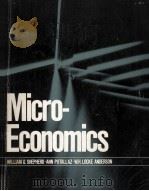 MICROECONOMICS 1983 PDF电子版封面 WILLIAM G.SHEPHERD