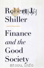 finance and the good society PDF电子版封面