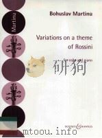 VARIATIONS ON A THEME OF ROSSINI FOR CELLO AND PIANO（1949 PDF版）