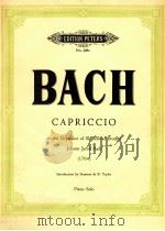 CAPRICCIO ON THE DEPARTURE OF HIS BELOVED BROTHER JOHANN JACOB BACH (1704)（ PDF版）