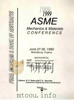 1999ASME MECHANICS & MATERIALS CONFERENCE PDF电子版封面 R.C.BATRA AND E.G.HENNEKE