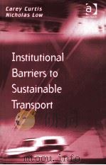 institutional barriers to sustainable transport PDF电子版封面