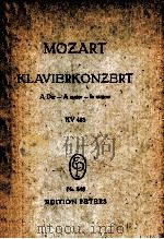 Klavierkonzert A Dur-A major-la majeur KV 488 PDF电子版封面 Mozart
