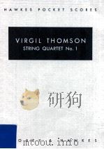 Virgil Thomson String Quartet No.1 1956 PDF电子版封面 Virgil Thomson