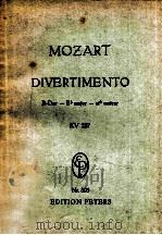 DIVETIMENTO B-dur-Bb major-sib majeur KV 287（ PDF版）