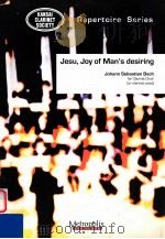 Jesu Joy of Man‘s Desiring for clarinet choir(or clarinet octet) PDF电子版封面 Bach Johann Sebastian
