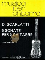 Scarlatti 5 Sonate per 2 Chitarre（1976 PDF版）
