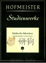 STUIENWERKE     PDF电子版封面    HOFMEISTER 