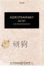 octet for wind instruments revised 1952 version（1924 PDF版）