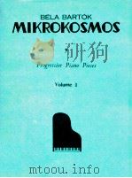PROGRESSIVE PIANO PIECES VOLUME Ⅱ PDF电子版封面 BELA BARTOK
