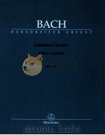 Italienisches Konzert Italian concerto BWV 971 1977 PDF电子版封面 0006499588 J.S.Bach