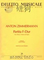 partita f-dur for 2 oboes 2 horns UND FAGOTT（1999 PDF版）