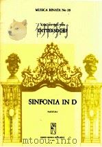 Dittersdorf Sinfonia in D Partitura 1981 PDF电子版封面 Dittersdorf