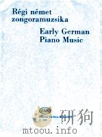 Farkas Régi német zonoramuzsika（ PDF版）
