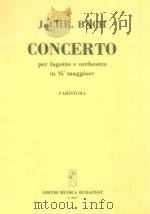 Concerto per fagotto e orchestra in Sib maggiore partitura   1979  PDF电子版封面     