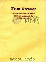 4th assembled edition of original pieces and arrangements for volin and piano（1941 PDF版）