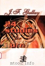 24 Studies for horn PDF电子版封面 J.F.Gallay