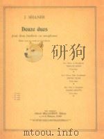 duoze duos pour deux hautbois ou saxophone 3 suite PDF电子版封面 J.Sellner