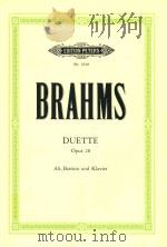 DUETTE FUR ALT BARITON UND KLAVIER opus 28 nr.3910（ PDF版）