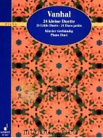 24 Kleine Duette 24 Little Duets·24 Duos petits 1999 PDF电子版封面