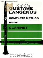 Complete method for the clarinet in three parts part Ⅲ（ PDF版）
