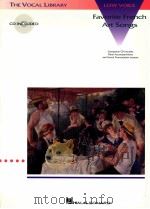 Favorite French Art Songs Low Voice（1992 PDF版）