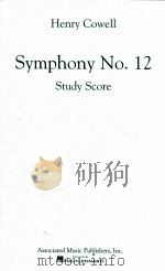 Symphony No. 12 1960 PDF电子版封面 Cowell Henry.