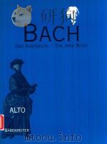 The Aria Book Alto   1998  PDF电子版封面  0006503827   