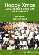 Happy Xmas Concert band PDF电子版封面 John Lennon