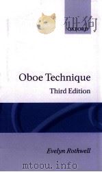 Oboe technique 3rd ed.（1982 PDF版）