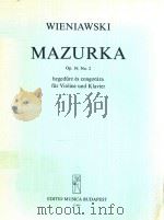 mazurka op.19 no.2 Z.8003 PDF电子版封面